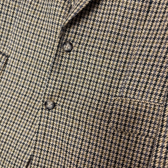 Linea Ardizzone Men’s Blazer Houndstooth Wool Cashmere Blend Made in Germany - Picture 3 of 13